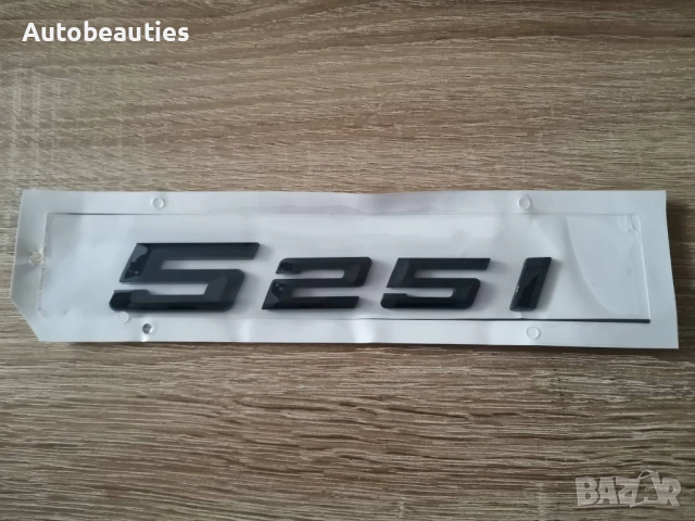черна емблема BMW 525i (G60) нов стил