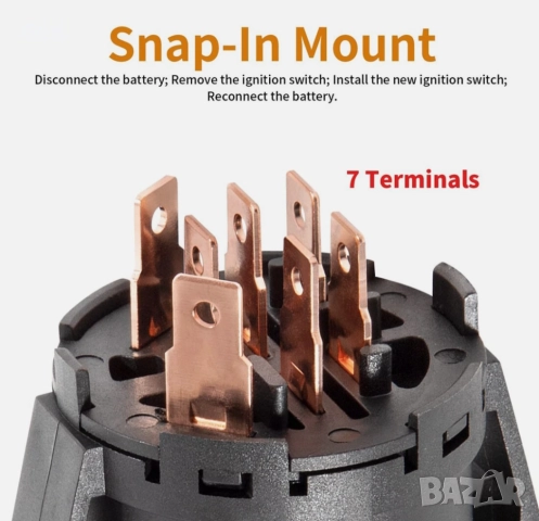 Ключ за запалване за John Deere X100 X300 X310 X390 X500 X520 X540 X530 с 2 ключа, снимка 3 - Друга електроника - 52939161