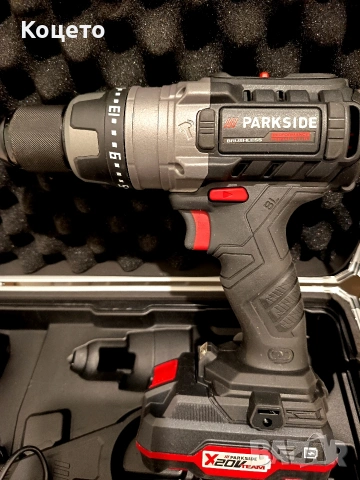 20 V - Ударен винтоверт Parkside/Парксайд PSBSAP 20 Li - B3 , снимка 3 - Винтоверти - 53845501