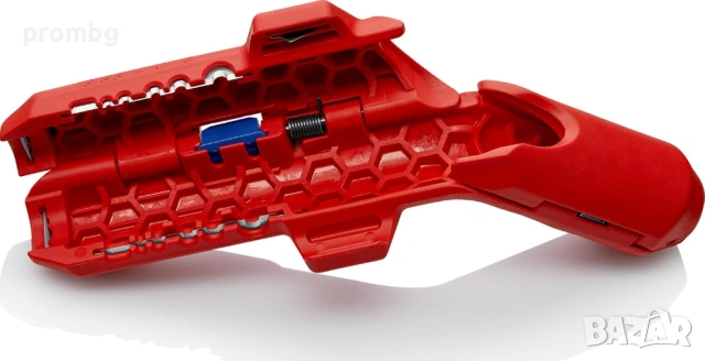 инструмент за сваляне на изолация, оголване на кабели Knipex 169501SB, снимка 8 - Клещи - 39108362