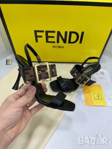 дамски сандали на ток fendi , снимка 1 - Сандали - 46911305