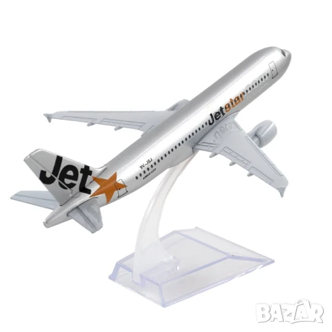 Еърбъс 320 самолет модел макет Jet Star пътуване пътници куфари, снимка 2 - Колекции - 50915454