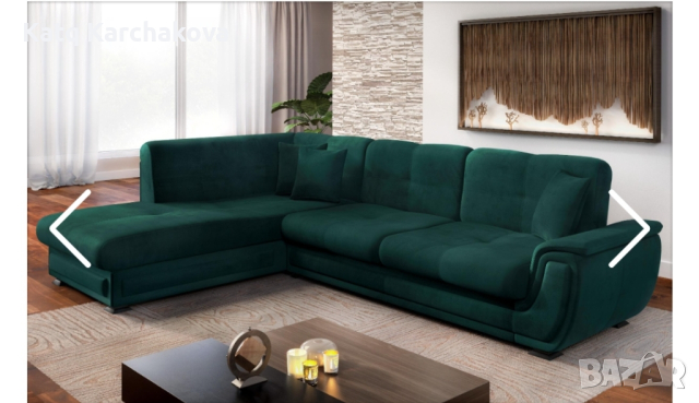 Ъглов диван, снимка 1 - Дивани и мека мебел - 44941815