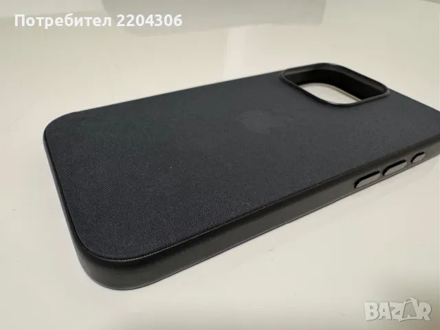 Чисто нов Apple Fivewoven Case - Black (iPhone 15 Pro), снимка 7 - Калъфи, кейсове - 47558636