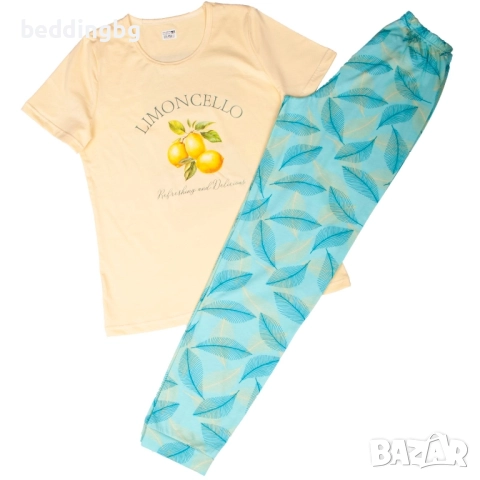 #Дамски #Памучни #Пижами (100% Пениран Памук) - Различни Модели - Произведено в България, снимка 7 - Пижами - 34743982