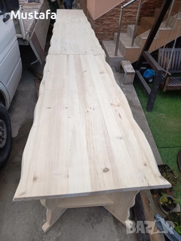 маси и пейки с жив ръб 