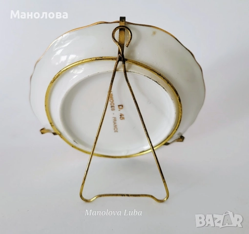 Порцелан Limoges, снимка 3 - Други ценни предмети - 52384854