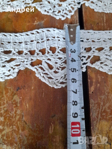 Стара дантела #32, снимка 3 - Антикварни и старинни предмети - 52227530