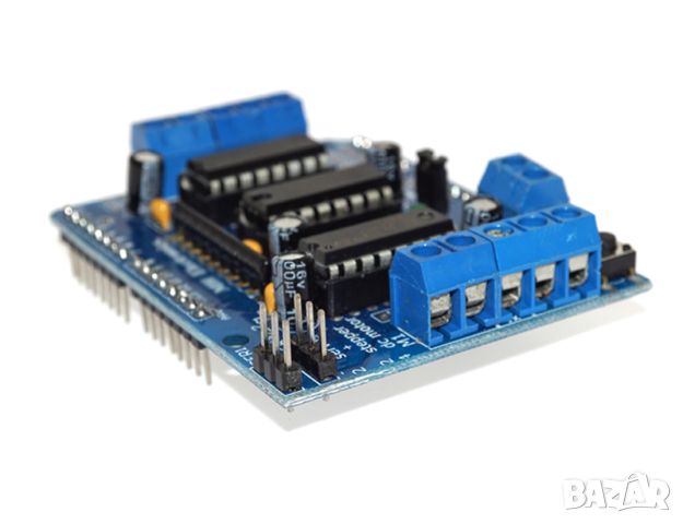 Arduino Motor Drive Shield Expansion Board L293D For Mega2560 UNO, снимка 3 - Друга електроника - 46807021