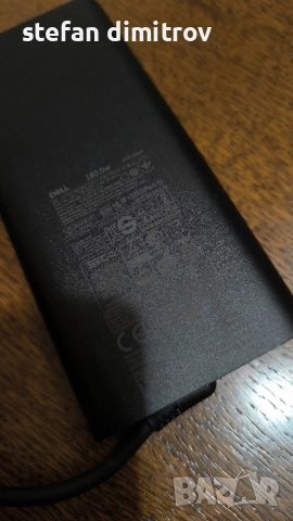 Dell GaN Laptop Charger 180W Watt Barrel 7.4mm tip AC адаптер за захранване - LA180PM210, , снимка 12 - Лаптоп аксесоари - 52192778
