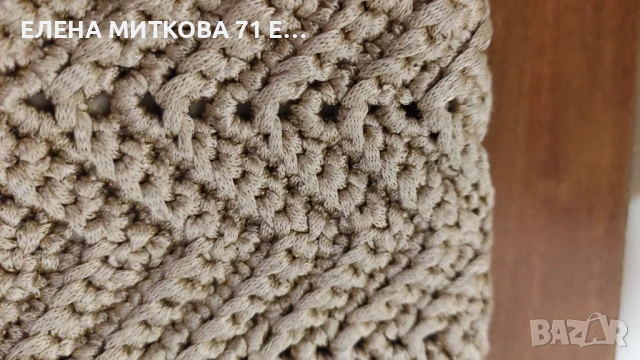 Дамска чантичка ръчно плетена на една кука, снимка 7 - Чанти - 50751229