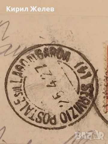 Стар пощенски плик с марки и печати ИТАЛИЯ за КОЛЕКЦИЯ ДЕКОРАЦИЯ 45871, снимка 5 - Филателия - 46239252