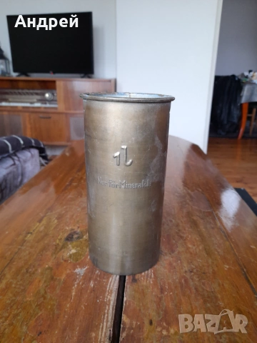 Стара Немска мярка,мерка за масло, снимка 2 - Други ценни предмети - 54283300