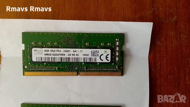 Рам памет 2x8gb DDR4 2400mhz Samsung за лаптоп , снимка 2 - RAM памет - 46112671