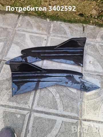 Универсални Странични Добавки Праг Добавка Спойлер Сплитер Задна Броня, снимка 4 - Аксесоари и консумативи - 53475269