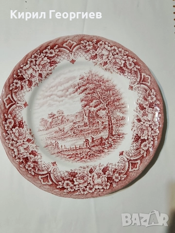 Ръчно гравирана Чиния за вечеря