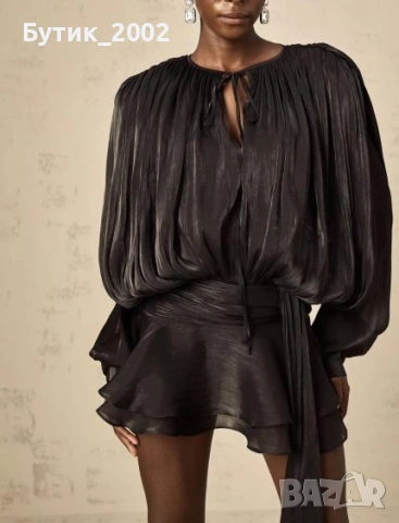 Дамска черна рокля