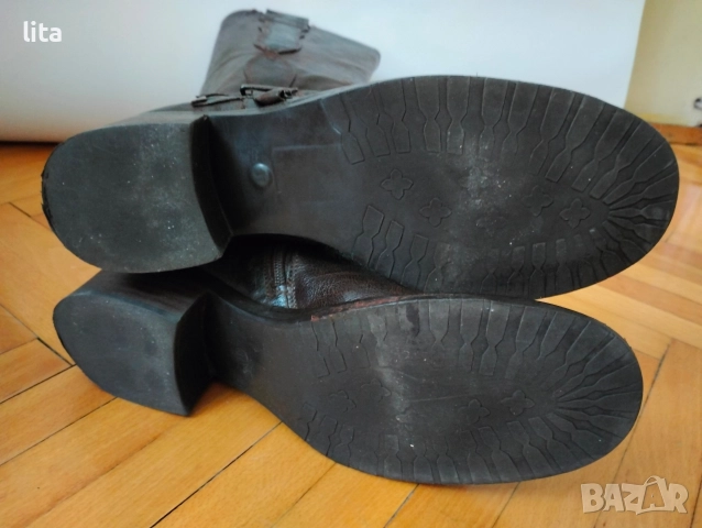 Кожени ботуши Размер 38 , снимка 4 - Дамски ботуши - 52919897