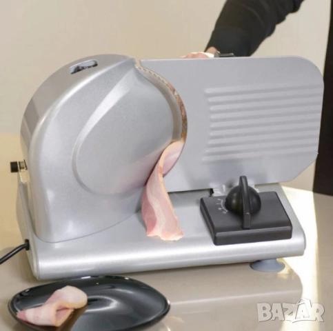 Електрически резач за мезета Taurus CUTMASTER – 150W, нож 19 см, регулируем срез 1–15 мм, снимка 5 - Ножове - 51923782