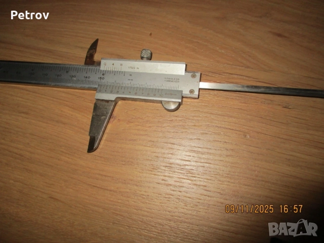 Mitutoyo - MADE IN JAPAN - ORIGINAL Mitutoyo !! ПРОФЕСИОНАЛЕН Японски ПРЕЦИЗЕН Шублер 0 - 150 mm !!!, снимка 3 - Шублери - 52643570