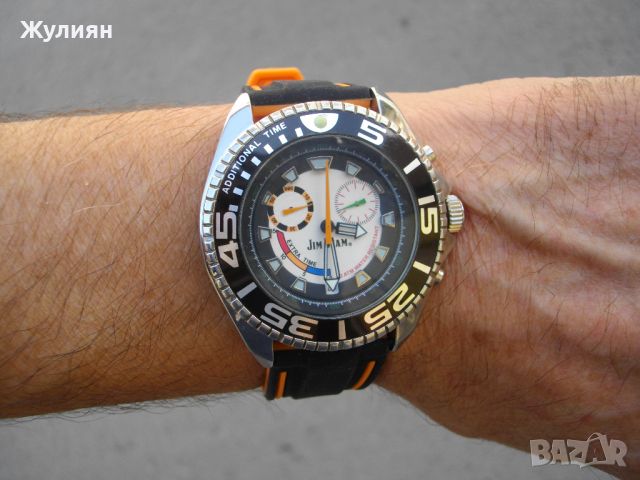 КОЛЕКЦИОНЕРСКИ ЧАСОВНИК JIM BEAM CHRONOGRAPH , снимка 10 - Антикварни и старинни предмети - 46405280