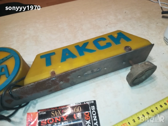 ТАКСИ-РЕТРО ТАБЕЛА 0812251516, снимка 6 - Антикварни и старинни предмети - 52691372