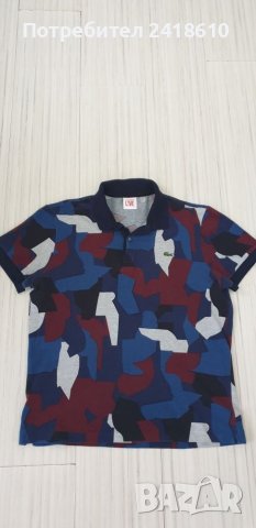 Lacoste LIVE! Slim Fit Pique Cotton Mens Size 5 - M / L ОРИГИНАЛ! Мъжка Тениска!, снимка 9 - Тениски - 46578087