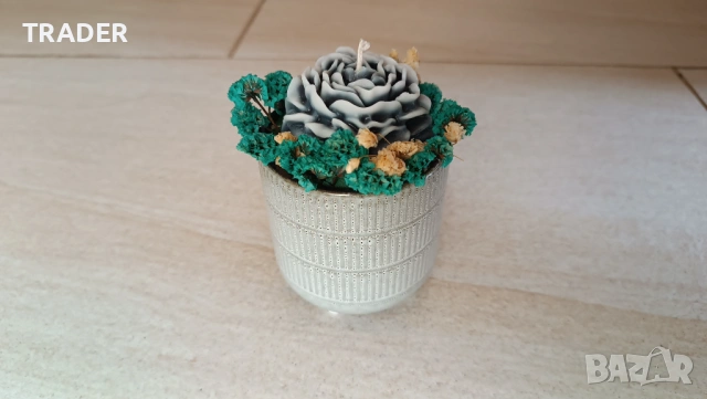 декоративен свещник поставка за чаена свещ  лице глава, снимка 6 - Декорация за дома - 45186300