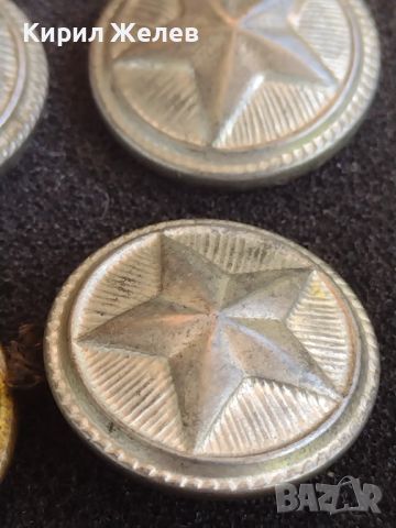 Пет броя стари военни копчета от униформа за КОЛЕКЦИЯ ДЕКОРАЦИЯ 41437, снимка 5 - Други ценни предмети - 45480055
