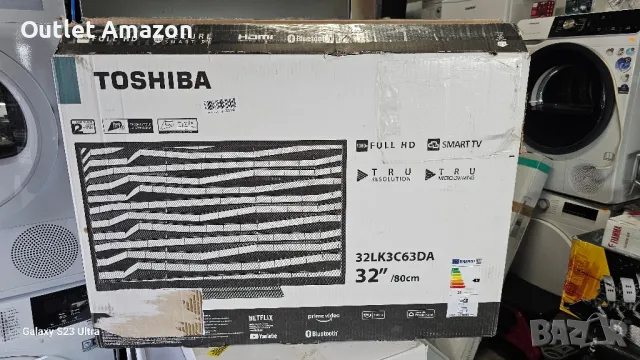 Toshiba 32LK3C63DA 32-инчов телевизор (Full HD, Smart TV, снимка 5 - Телевизори - 47586139