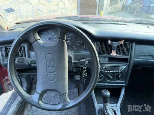  audi 80 газ / бензин 1.8 90 коня - цена 920 евро НЯМА РЪЖДА ОТДОЛУ - колата e регистрация на 05,03,, снимка 5 - Автомобили и джипове - 53611895