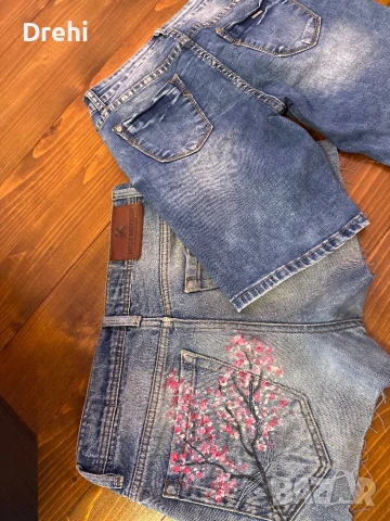 Дънков сет къси панталони размер М , снимка 5 - Къси панталони и бермуди - 51064678