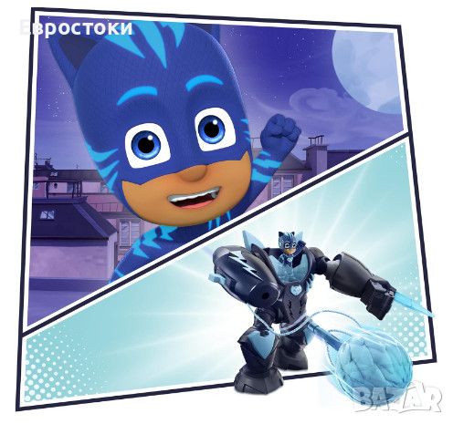 Играчка робот Hasbro PJ Masks Robo-Catboy със светлини, снимка 8 - Образователни игри - 45315414