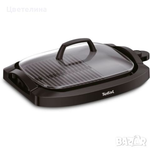 Иновативна скара с капак Tefal CB6A0830 Plancha 2000w, снимка 2 - Скари - 46425943