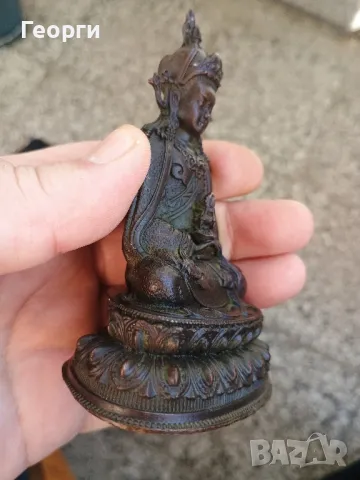 Бронзова статуетка-3, снимка 6 - Антикварни и старинни предмети - 50099377