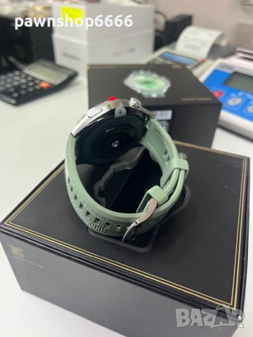 Смарт часовник HUAWEI WATCH GT 6 Green ATM-B19W Green Woven Strap 46 MM, GPS, ПУЛСОМЕР, SPO2, снимка 4 - Смарт часовници - 53198736