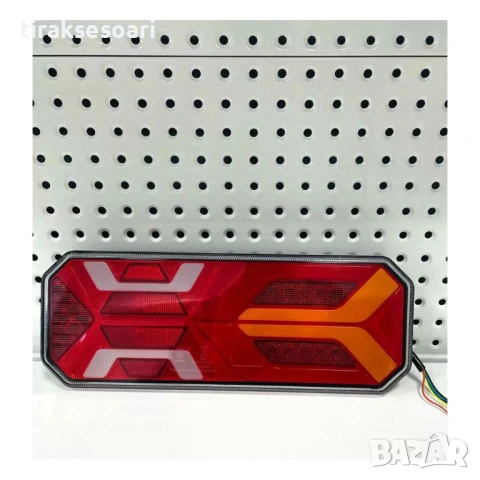 LED стопове за ремарке 34.5 см – 5 функции, динамичен мигач, 12V/24V , снимка 4 - Аксесоари и консумативи - 53700194