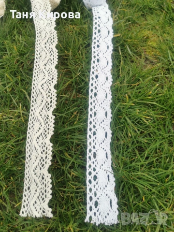 Плетена, памучна дантела, снимка 7 - Други ценни предмети - 53782993