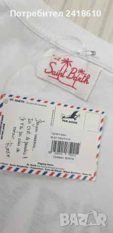Saint Barth MC2 Cotton Mens Size M  НОВО!  ОРИГИНАЛ! Мъжка Тениска!, снимка 13 - Тениски - 54022686