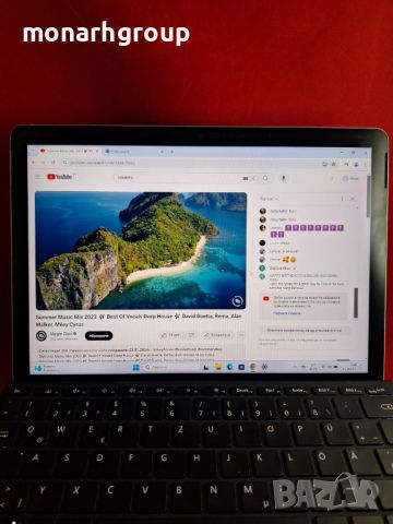 Лаптоп Microsoft Surface Go 2 8GB RAM+зарядно, снимка 3 - Лаптопи за дома - 46391909