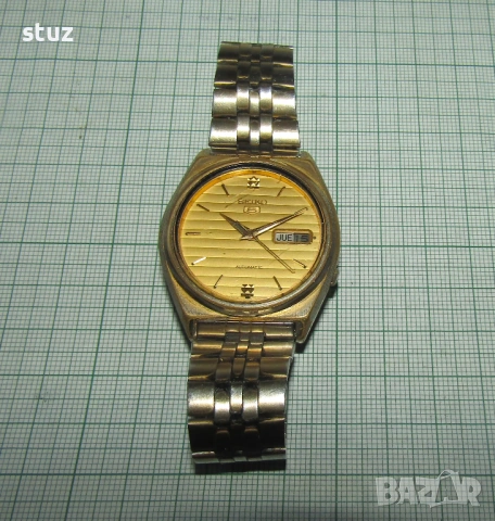 Мъжки часовник Сейко, самонавиващ, снимка 3 - Антикварни и старинни предмети - 54167521