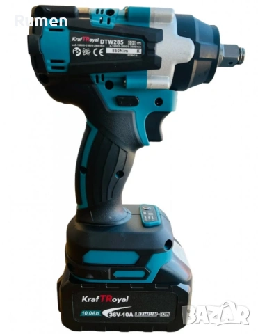 Комбиниран безчетков акумулаторен ударен гайковерт-винтоверт 36V 10Ah 850 N/m , снимка 3 - Винтоверти - 53434279