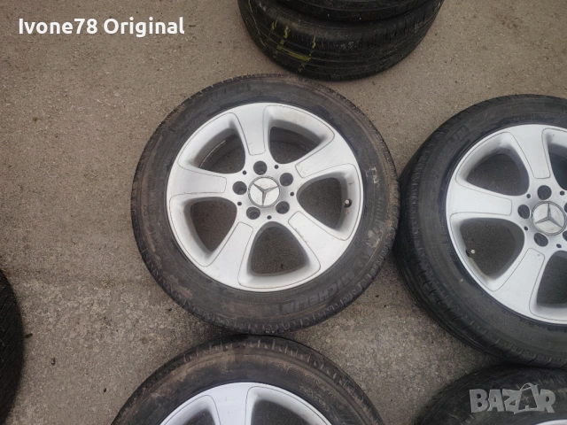 ПРОМОЦИЯ Джанти за MERCEDES A КЛАСА 5x112 16 цола.Отлично състояние., снимка 5 - Гуми и джанти - 53687599