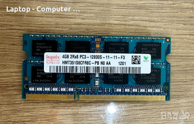 Рам памет за лаптоп Hynix 4GB DDR3 1600MHz