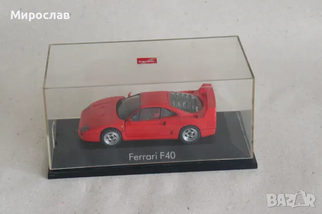 1:43 HERPA FERRARI F 40 КОЛИЧКА МОДЕЛ ИГРАЧКА, снимка 7 - Колекции - 49411708