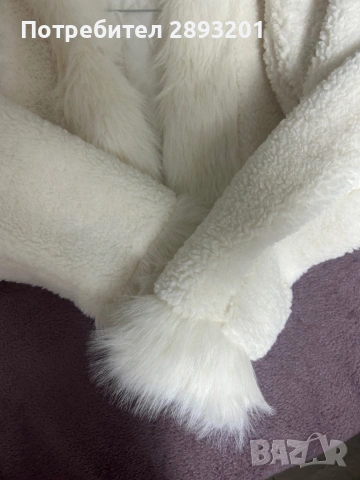 Бяло палто, снимка 4 - Якета - 53234677