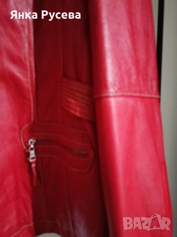 Дамско яке естествена кожа , снимка 4 - Якета - 53395586