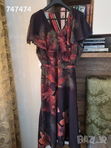 Страхотна рокля 3ХЛ - 4ХЛ, нова, снимка 3 - Рокли - 52320012