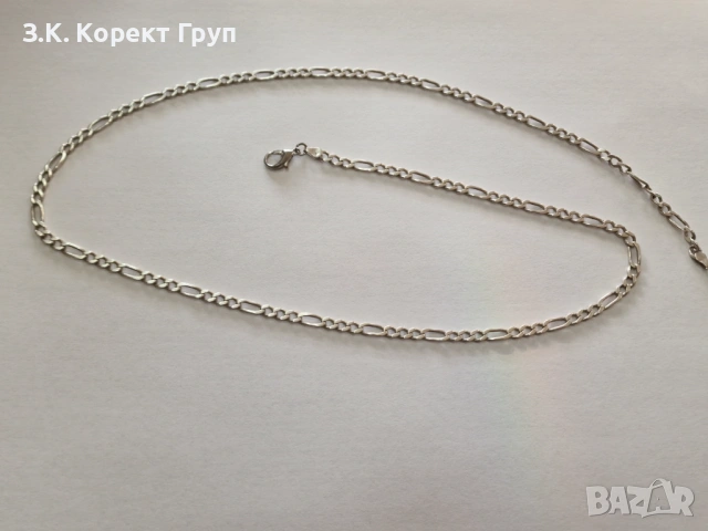 Мъжки сребърен синджир 925 / 18,93 гр., снимка 5 - Колиета, медальони, синджири - 54099732