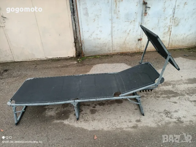 шезлонг алуминиев, сгъваемо алуминиево легло, туристическо сгъваемо легло , снимка 18 - Други стоки за дома - 49728493